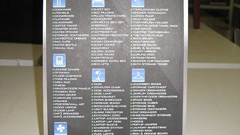 Bed Bath & Beyond Back-to-College Checklist Take-One