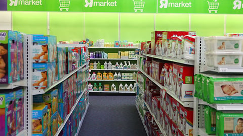 Toys "R" Us "R" Market Baby Aisle