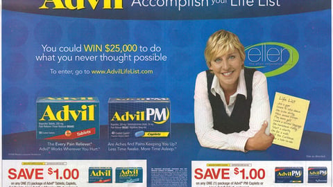 Advil 'Life List' FSI