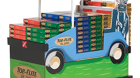 Spalding Golf Cart Display