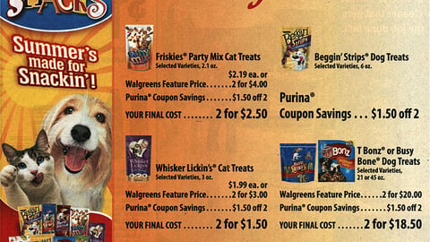 Nestlé-Purina Walgreens Co-Equity FSI