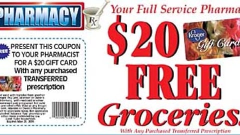 Kroger Pharmacy Promotion