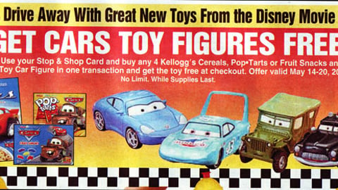 Stop & Shop 'Cars' Offer Feature