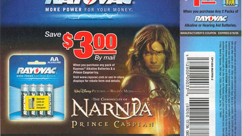 Rayovac 'Chronicles of Narnia' FSI