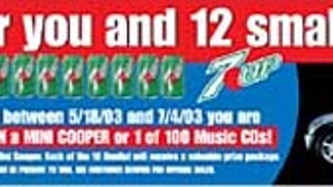 Kroger Columbus 7Up Promotion