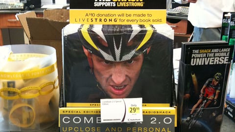 RadioShack Livestrong Counter Display