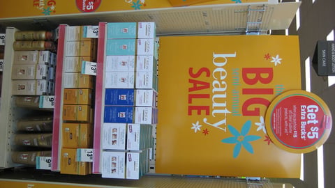 CVS 'Semi-Annual Beauty Sale' Endcap