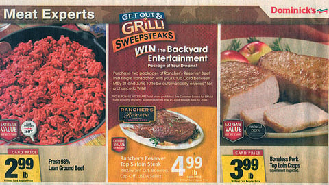 Dominick's 'Get Out & Grill' Sweeps Feature