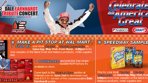 Wal-Mart/Kraft Dale Earnhardt Promotion