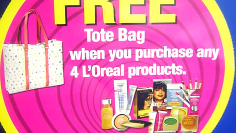 CVS/L'Oreal Offer Shelf Sign