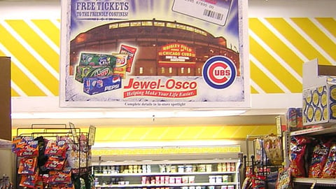 Jewel-Osco/PepsiCo Cubs Ceiling Sign