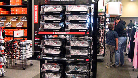 Under Armour Footwear Mobile Floorstand