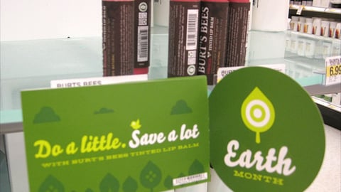 Target Burt's Bees 'Earth Month' Shelf Tag