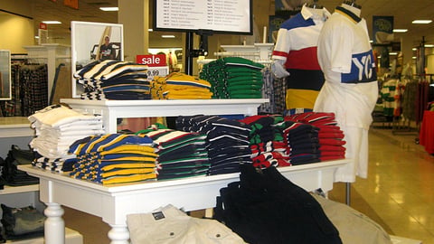 JCPenney American Living Men's Apparel Display