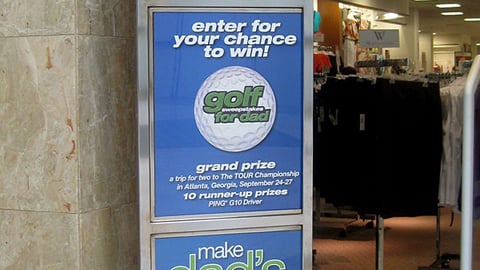 JCPenney 'Dad's Day' Stanchion