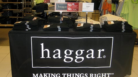Haggar Table Display