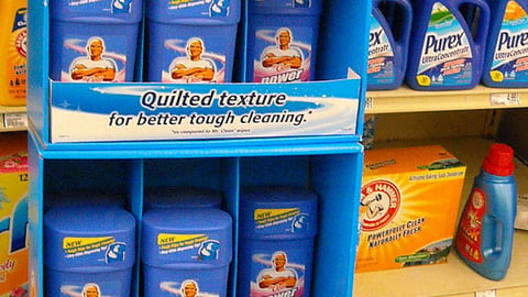 Mr. Clean Wipes Shipper