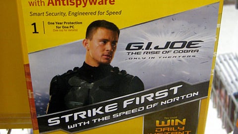 Norton AntiVirus 2009 'G.I. Joe' Packaging