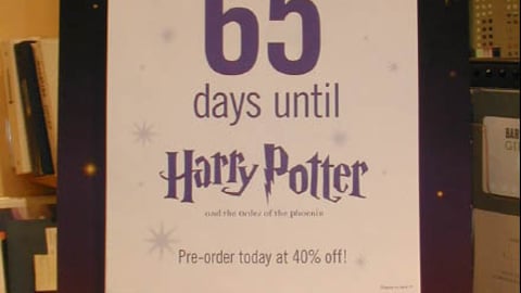 Barnes & Noble Harry Potter Countdown Calendar