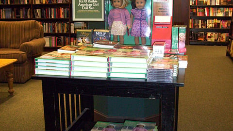 Barnes & Noble American Girl Table Display