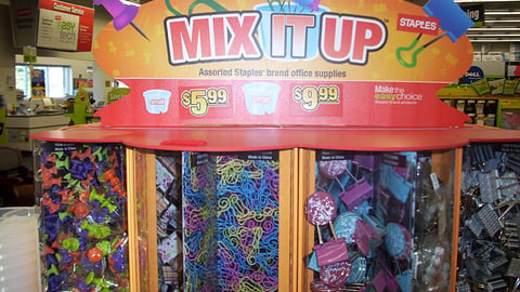 Staples 'Mix It Up' Header