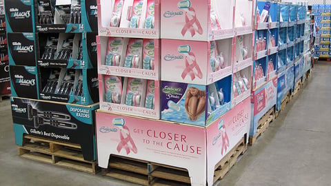 Gillette Pallet Displays