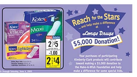 Longs Kimberly-Clark Feature