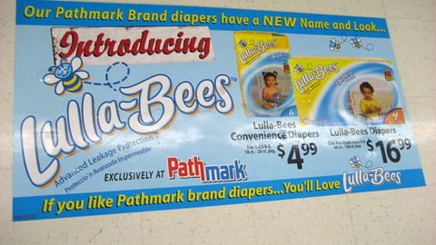 Pathmark Lulla-Bees Floor Cling