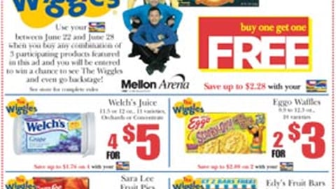 Giant Eagle 'Wiggles' Sweepstakes