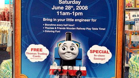 Toys "R" Us 'Thomas & Friends Play Date' Poster