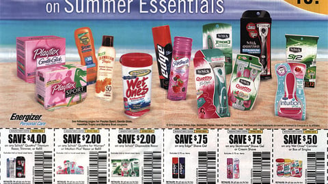 Energizer 'Summer Essentials' FSI