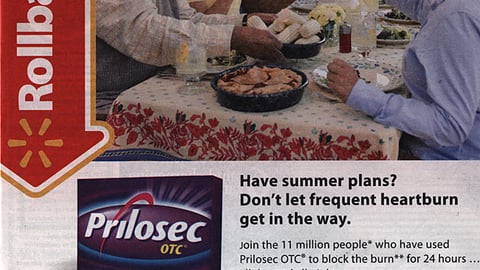 Walmart Prilosec 'Rollback' Ad