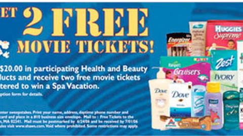 Shaw's Movie Tickets Feature