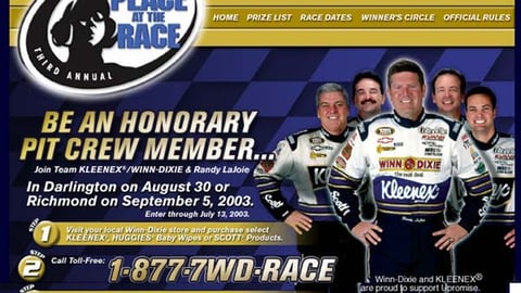 Winn-Dixie Take Your Place at the Race Sweepstakes