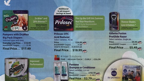 P&G Jewel-Osco 'brandSaver' FSI