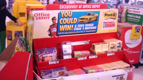 Office Depot/Post-it Pallet Display