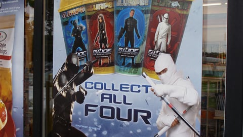 7-Eleven 'G.I. Joe' Window Poster