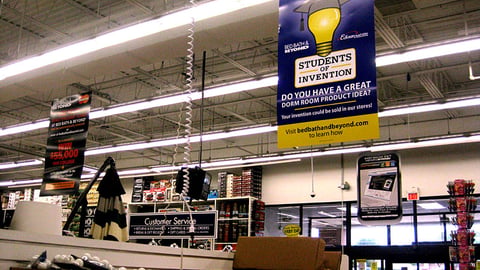 Bed Bath & Beyond Promotional Ceiling Banners