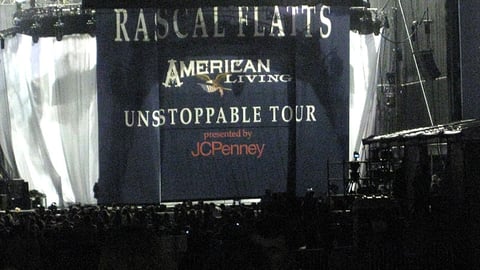 Rascal Flatts American Living 'Unstoppable' Stage Banner