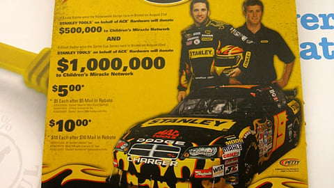 Stanley Ace 'Racing for a Miracle' Sign