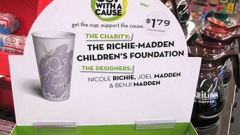 7-Eleven 'Cup with a Cause' Floorstand Header