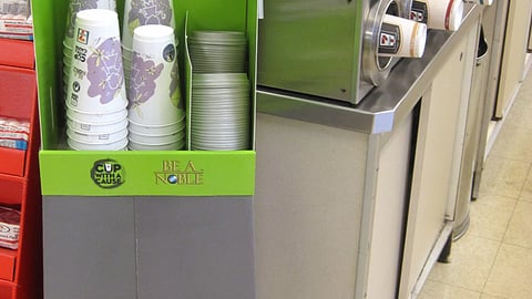7-Eleven 'Cup with a Cause' Shipper