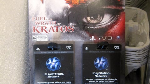 PlayStation Network 'God of War III' Counter Display