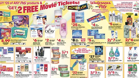 Walgreens/P&G brandSaver Feature
