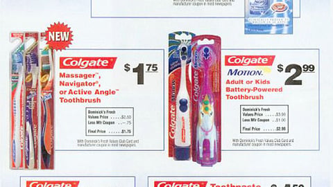 Dominick's Colgate Co-FSI