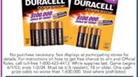 CVS/Duracell Circular Feature