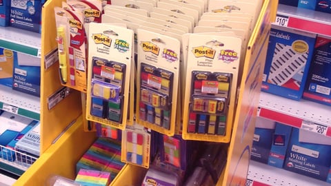 Office Depot/Post-it NASCAR Shipper