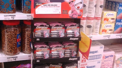 Energizer 'Free Bunny' Shipper