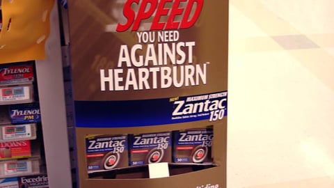 Zantac 'Free Rolaids' Shipper