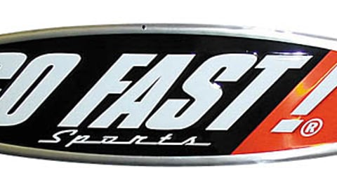 Go Fast Sports Sign